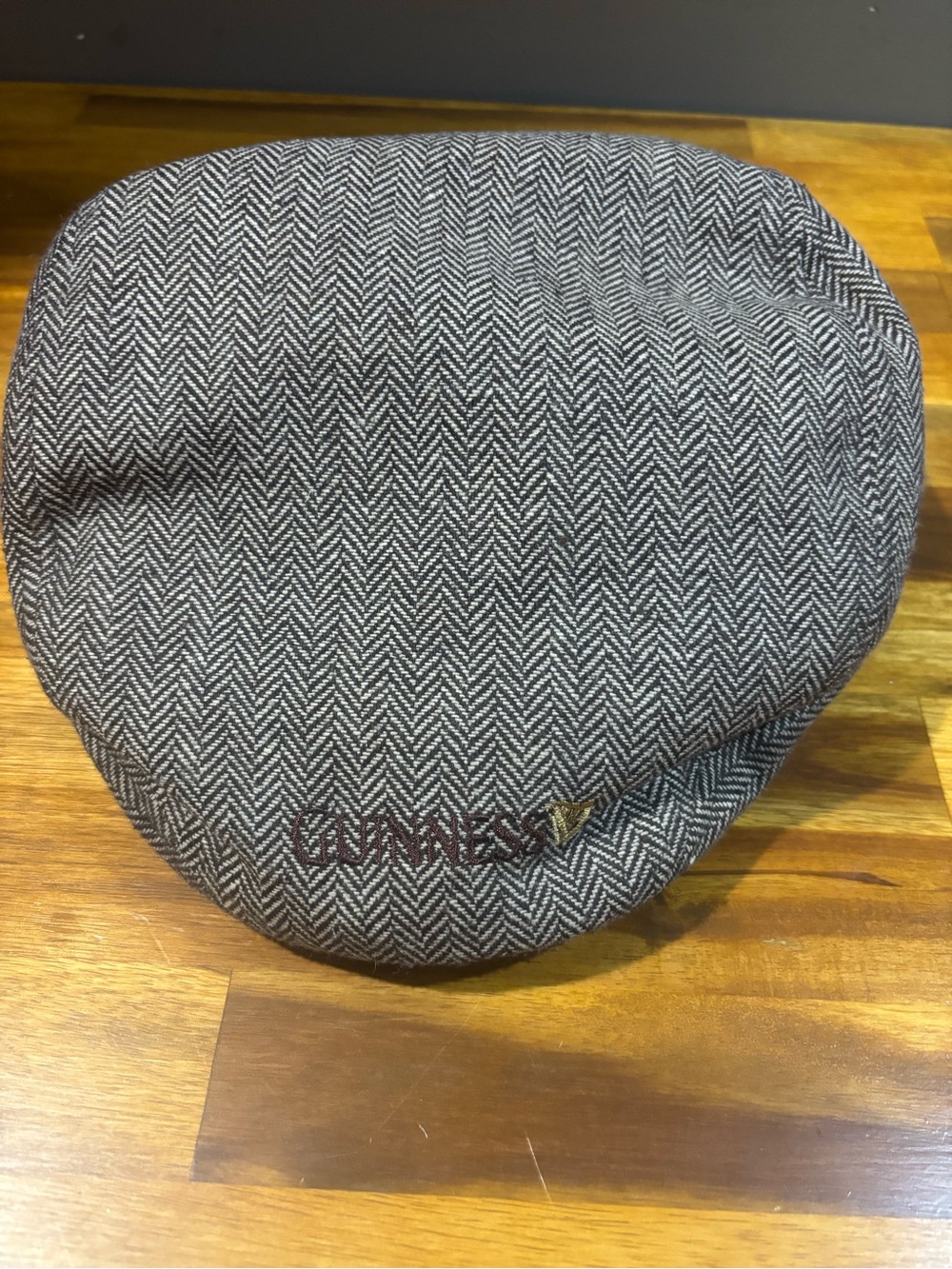 Guinness Brown & Gray Herringbone Driver Cap